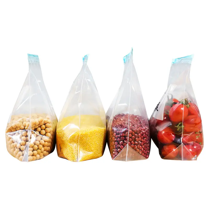 Zippered Plastic Food Storage Bags