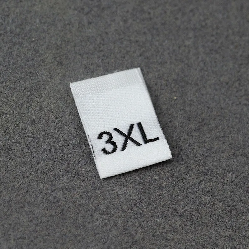 Custom Shirt Size Tags Factory