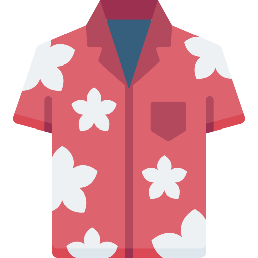 hawaiian-shirt buttons