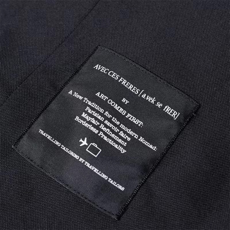 leather jacket brand label