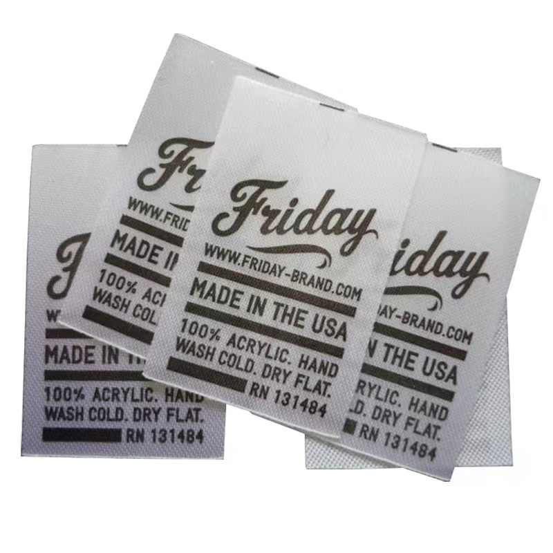 satin woven label manufacturer