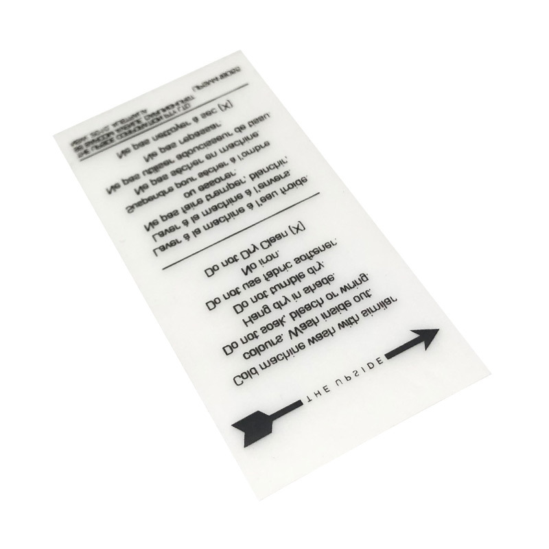 Clothing Wash Labels