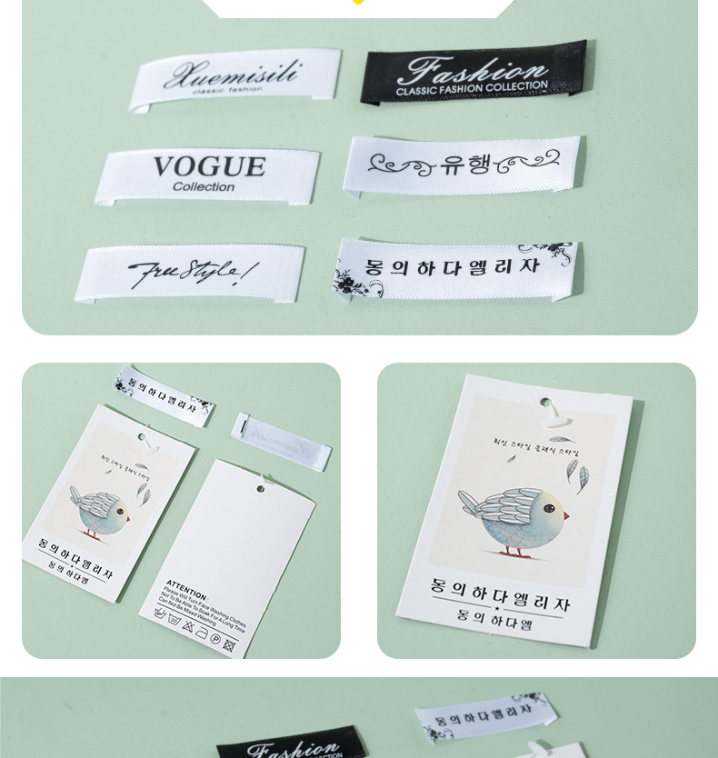 blank color hang tags