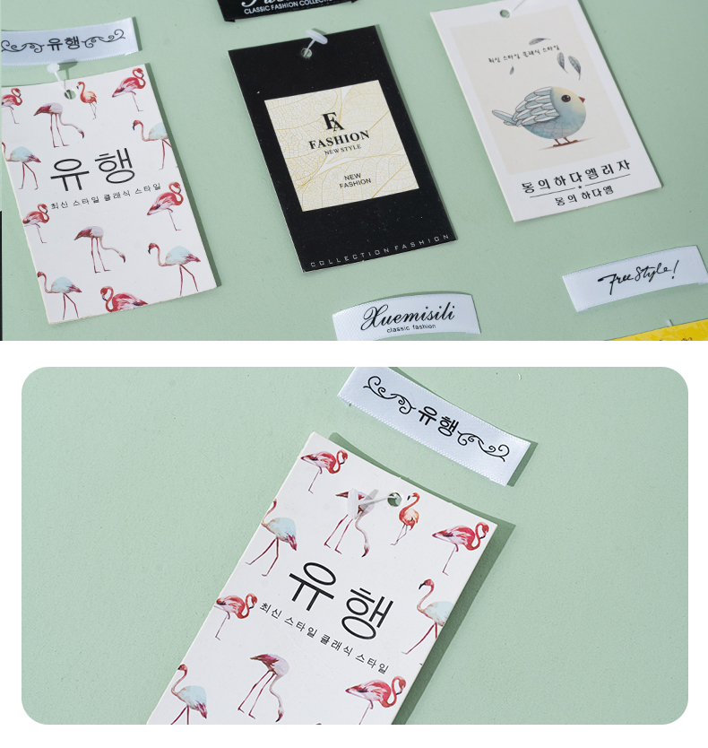 folded hang tags printing