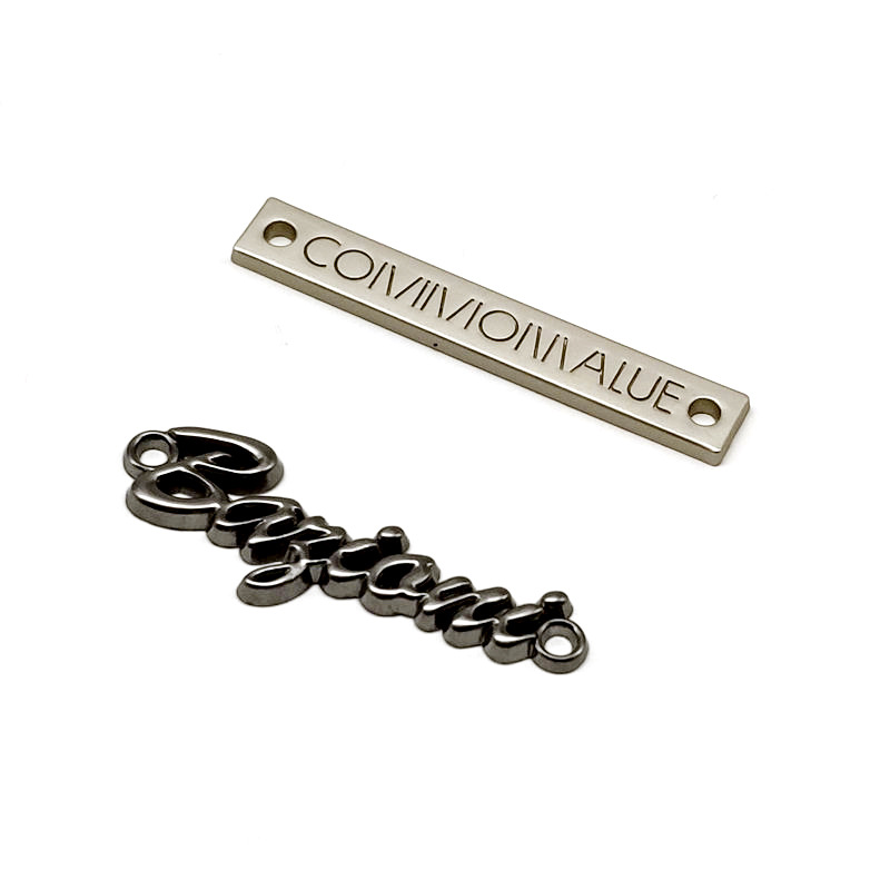 custom metal tags for clothing manufacturer