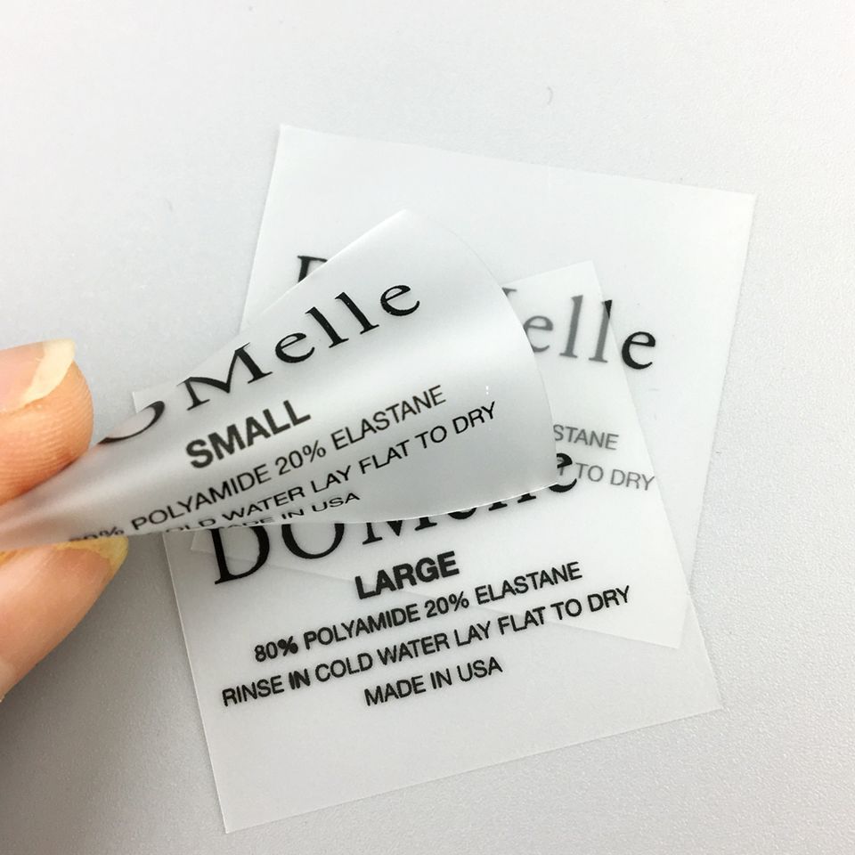 Center Fold Woven Labels