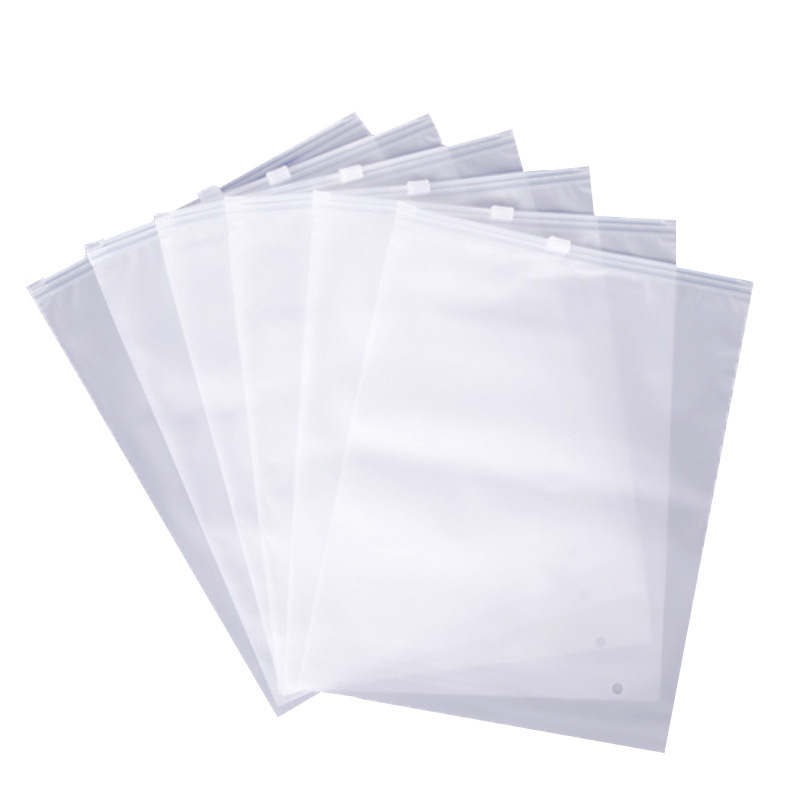frosted zipper bags clothes