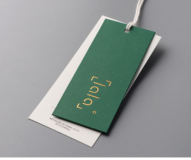 clothing tags with logo